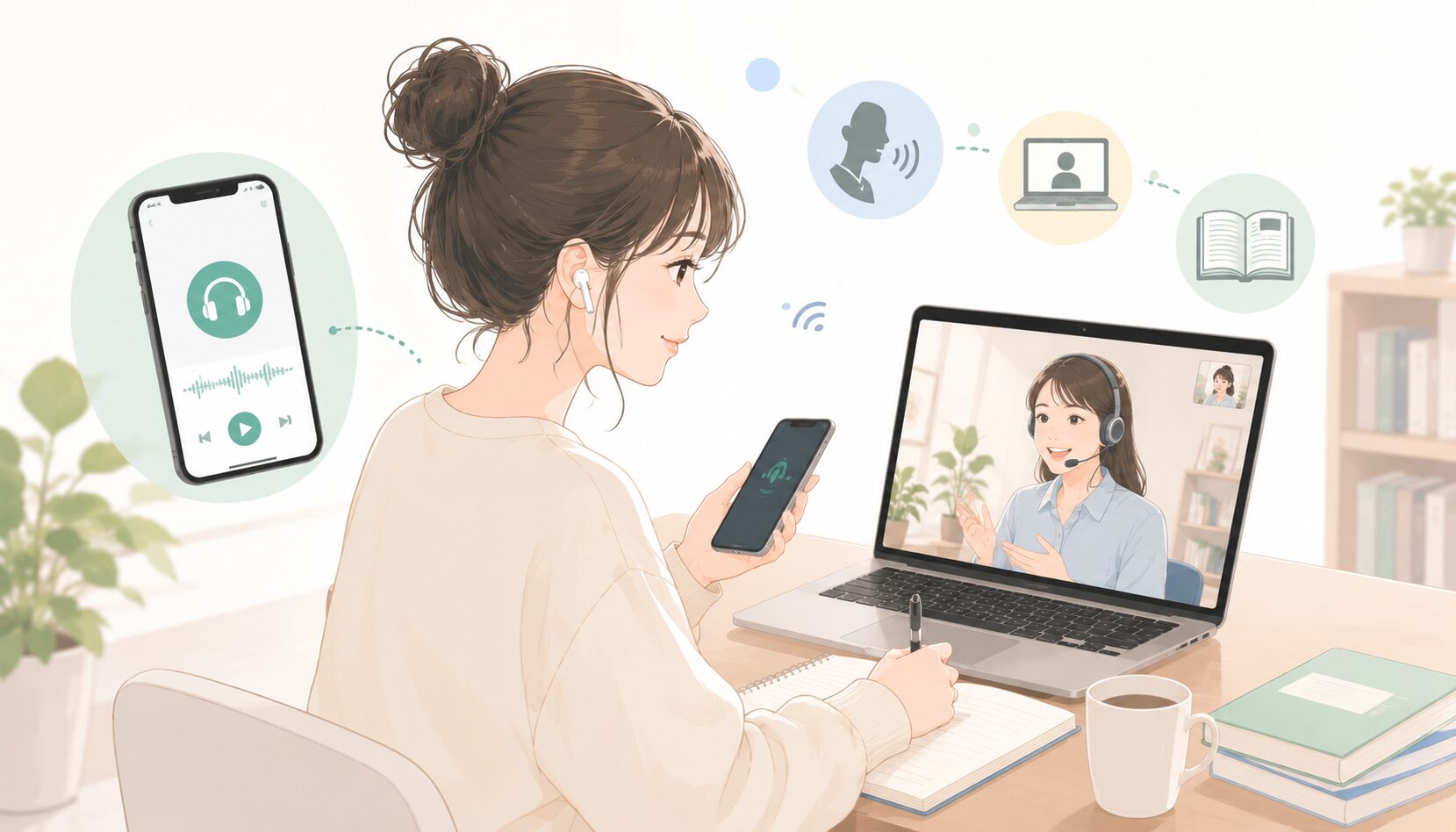 スピークとオンライン英会話は併用すべき？メリットと効率的な学習サイクル