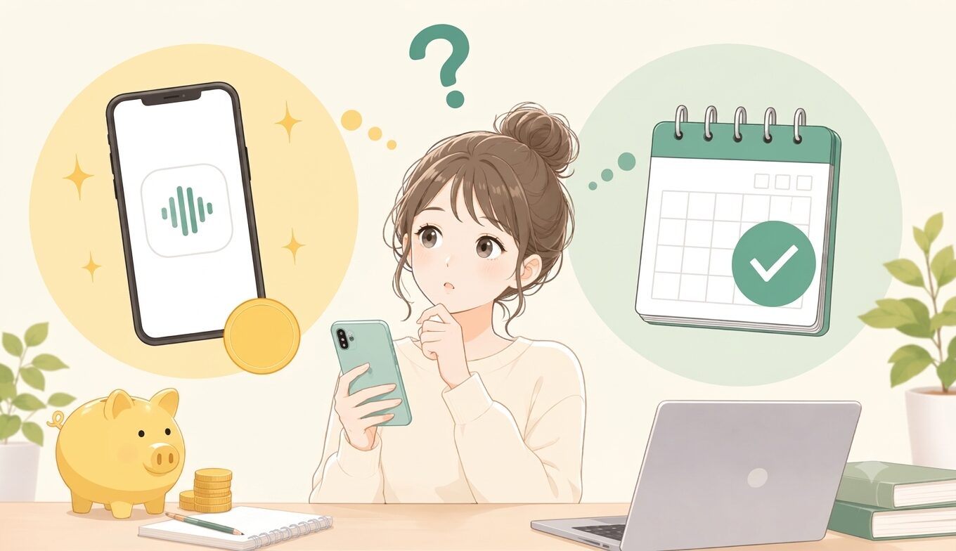 Speak(スピーク)のキャンペーンを比較！「1ヶ月180円」と「年額割引」どっちがお得？自動課金されない方法もしっかり解説！